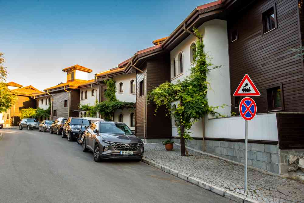 Resort village street